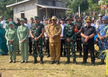 Danrem 061/Suryakancana Hadiri Upacara Pembukaan TMMD ke-125 Kodim 0622/Kab. Sukabumi
