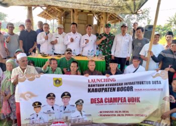 Desa Ciampea Udik Luncurkan Program Bantuan Keuangan Infrastruktur Tahun 2025