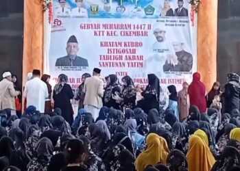 Gebyar Muharram 1447 H, KTT Kecamatan Cikembar Gelar Khatam Kubro dan Santunan Anak Yatim