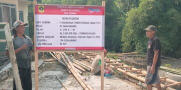 Pemdes Babakan Bangun TPT di Cangkurawok: Antisipasi Longsor dan Lindungi Permukiman Warga