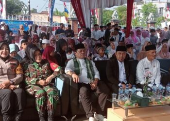 Kapolsek Dramaga Hadiri Pawai Ta’aruf dan Pembukaan MTQ Tingkat Kecamatan, Ajak Warga Jaga Kamtibmas