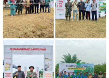 Peluncuran Produk Terrad’or 70 WG di Desa Teluk Piyai, Kecamatan Kubu, Kabupaten Rokan Hilir