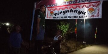 Semarak HUT ke-80 RI, Warga Jalan Tentram Hiasi Lingkungan dengan Umbul-Umbul dan Gapura Meriah