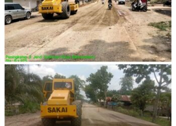 Masyarakat Kubu Babussalam Sambut Gembira Proyek Peningkatan Jalan Jend. Sudirman