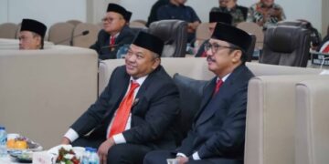 HUT ke-80 RI, DPRD Sukabumi Ikuti Siaran Langsung Pidato Presiden