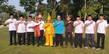 PTPN IV Distrik Meranti 7 Gelar Upacara HUT ke-80 RI, Puluhan Karyawan Terima Penghargaan