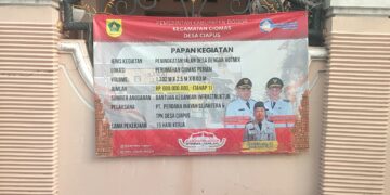 Pemdes Ciapus Realisasikan Bantuan Keuangan Infrastruktur Tahap I Tahun 2025 di Ciomas Permai