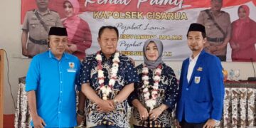 Kenal Pamit Kapolsek Cisarua, DPK KNPI Siap Dukung Sinergi dengan Kepolisian