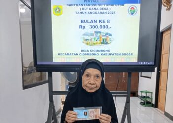 Pemdes Cigombong Salurkan BLT – DD Tahun 2025