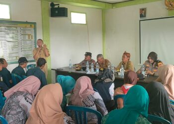 Forkopimcam Dramaga Gelar Apel dan Dialog Bersama Warga di Desa Sukadamai