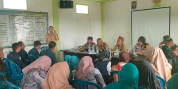 Forkopimcam Dramaga Gelar Apel dan Dialog Bersama Warga di Desa Sukadamai