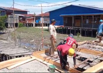 Pembangunan Jalan di Panipahan Darat Dapat Apresiasi Warga