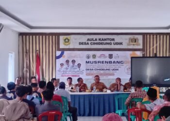 Musrenbang Desa Cihideung Udik Kecamatan Ciampea Kabupaten Bogor Digelar di Aula Desa