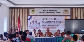 Musrenbang Desa Cihideung Udik Kecamatan Ciampea Kabupaten Bogor Digelar di Aula Desa
