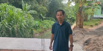 Desa Dramaga Fokus Cegah Banjir Lewat Pembangunan TPT dan Normalisasi Sungai