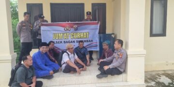 Polsek Bagan Sinembah Gelar Jumat Curhat Bersama Warga Bagan Batu