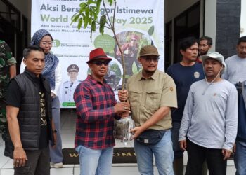 Mitra KSO PTPN 1 Regional 2, Erif Farm Ikut Sukseskan World Clean Up Day 2025 di Puncak