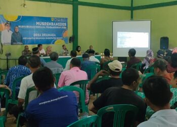 Bhabinkamtibmas Desa Dramaga Hadiri Giat Musyawarah Rencana Pembangunan Desa