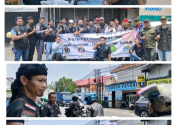 Kolaborasi PWDPI, FORGUBB, LPK-AKI, YPBH, dan SABENI Bagikan 1.000 Nasi Box dalam Program Jumat Berkah