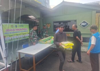 Koramil 0621-10 Cisarua Gelar Gerakan Pangan Murah di HUT TNI ke-80