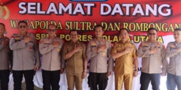 Wakapolda Sultra Tinjau Program Ketahanan Pangan di Kolaka Utara
