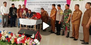 Koperasi Produsen Seira Mandiri Jaya Teken Perjanjian Kerjasama dengan PT Perkebunan Milano