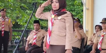 Pramuka Kolaka Utara Gelar Perkemahan Bina Akrab Keluarga Besar di Pantai Berova