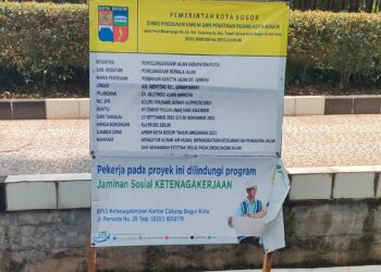 Perbaikan Kanstin Jalan Dr. Semeru Hampir Rampung, Tingkatkan Keselamatan dan Keindahan Kota Bogor