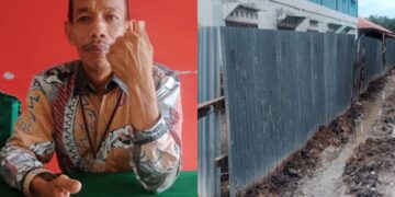 SDN 04 Teluk Nilap Bangun Pagar Sekolah Beton dari Dana Rehabilitasi BOS