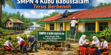 Berada di Wilayah Terpencil, SMPN 4 Kubu Babussalam Terus Berbenah