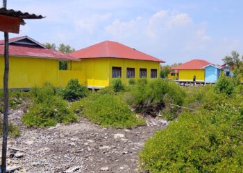 Selamatkan Gedung SMAN 1 Panipahan dari Ancaman Abrasi dan Pasang Air Laut