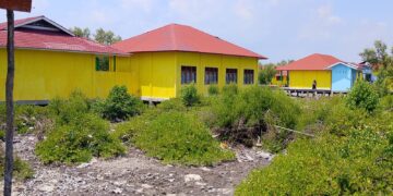 Selamatkan Gedung SMAN 1 Panipahan dari Ancaman Abrasi dan Pasang Air Laut