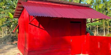 Gerak Cepat Datuk Penghulu Hariyo Wibowo, Rumah Warga Teluk Piyai yang Terbakar Kembali Berdiri