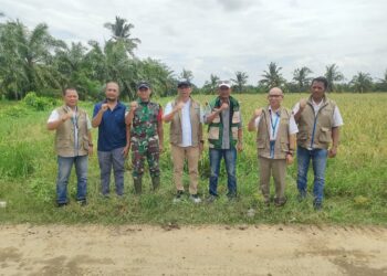 Kunjungan Kerja Pinwil Riau–Kepri di Rokan Hilir, Dorong Optimalisasi Penyerapan Gabah Petani